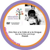 French: Say no to glue and drugs 