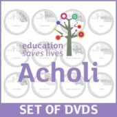Set of Acholi Educational Lessons on DVD