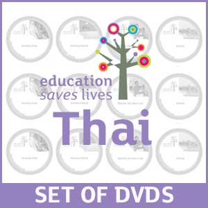 Set of Thai Lessons supplied on DVD