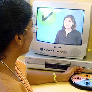 South Africa - Watching early DVDs