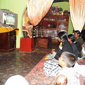 Watching DVD in Sri Lanka (2013)