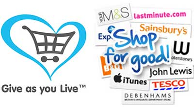 Give as you live -Shop for good online