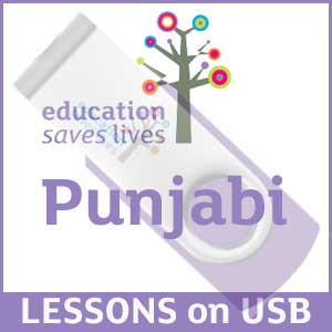 Punjabi Educational Lessons on USB