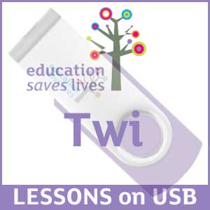 Twi Educational Lessons on USB