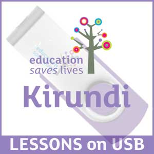 Kirundi educational lessons on USB