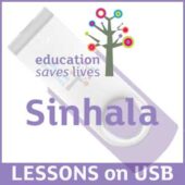 Set of free lessons in Sinhala on USB